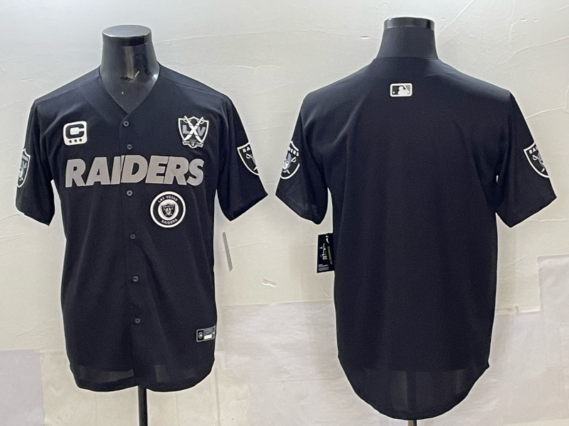Men Oakland Raiders blank Black Nike 2025 Limited NFL Jersey 004->youth mlb jersey->Youth Jersey